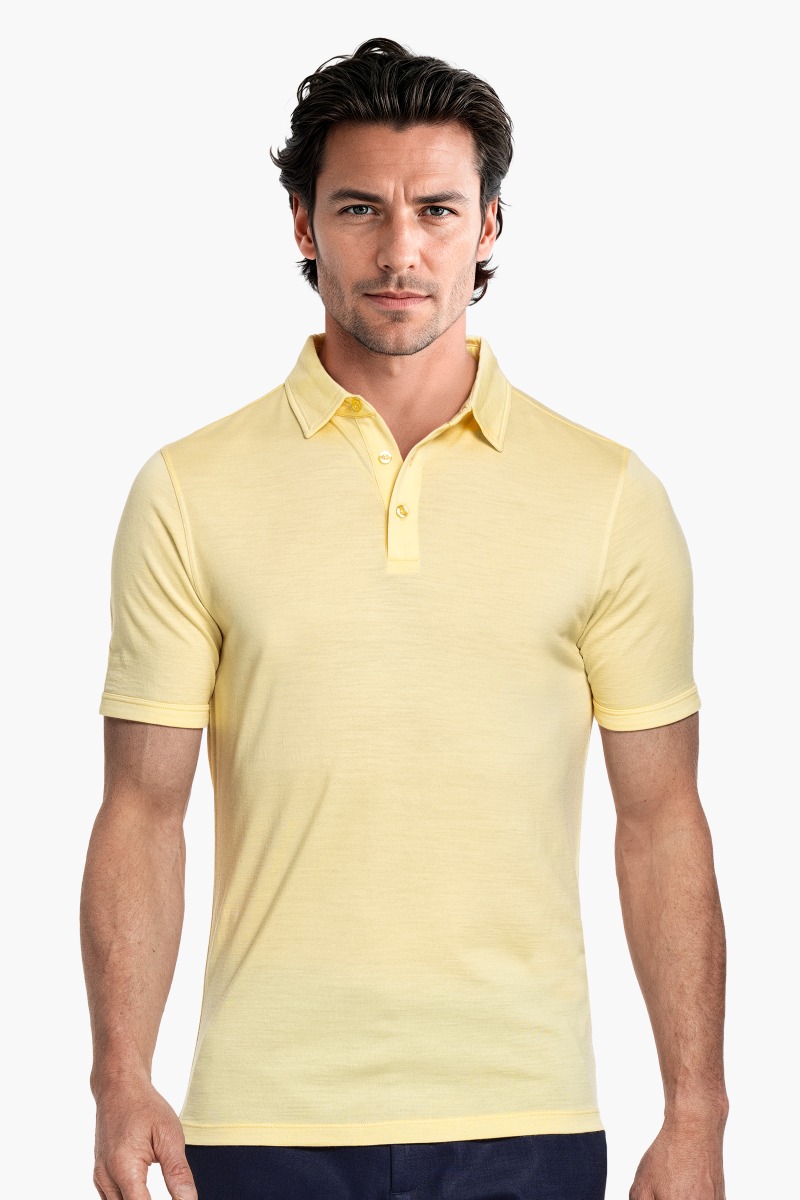 Shirt Polo Short Sleeve Dusty Yellow