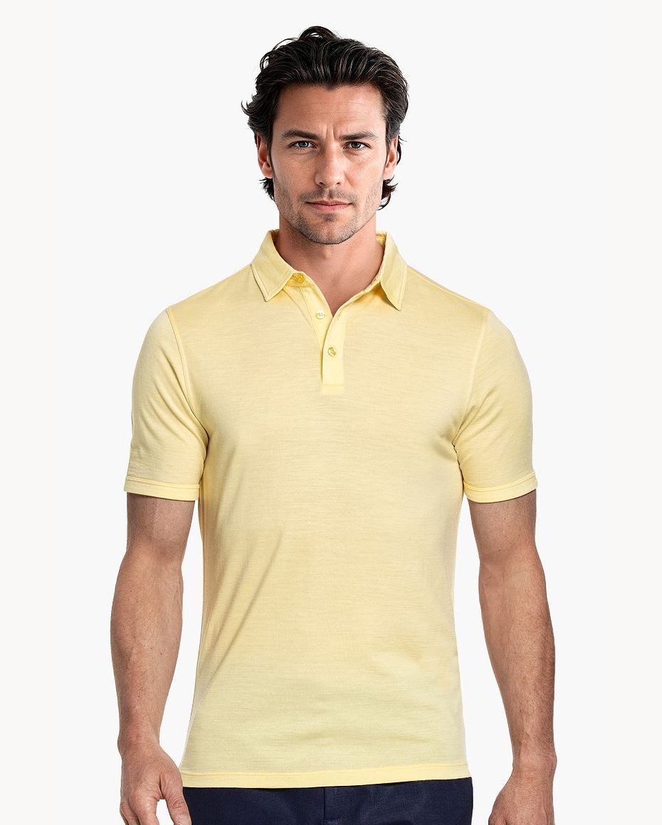 Shirt Polo Short Sleeve Dusty Yellow