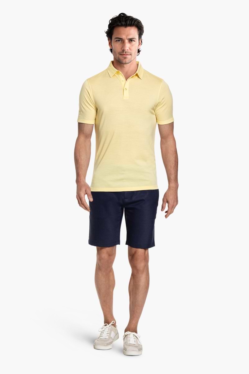 Shirt Polo Short Sleeve Dusty Yellow