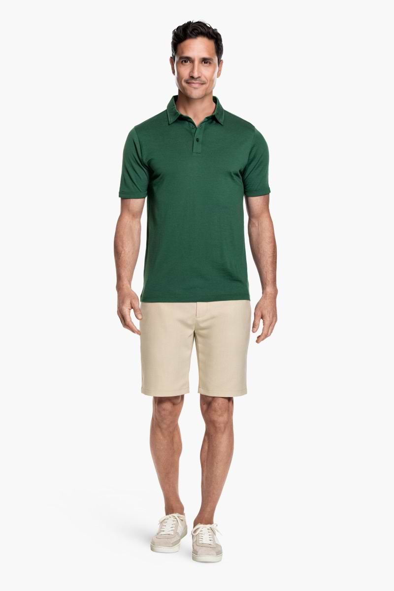 Shirt Polo Short Sleeve Matchpoint Green