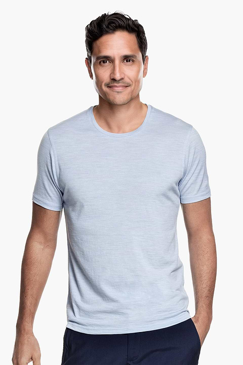 Joe Shirt Round Neck Blue Argentina - Base Image