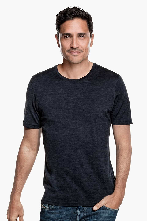 Joe Shirt Round Neck Blue Whale - Base Image