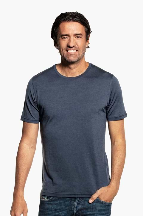 Joe Shirt Round Neck Dark Steel - Base Image