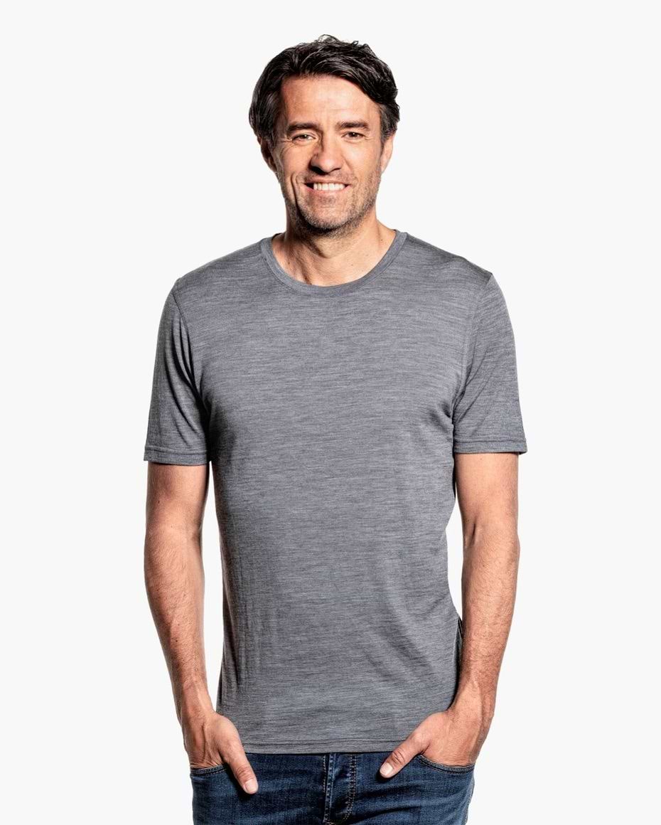 Joe Shirt Round Neck Harvard Grey