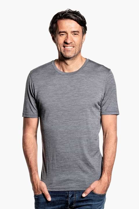 Joe Shirt Round Neck Harvard Grey - Base Image