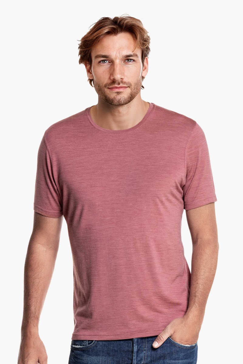 Shirt Round Neck Peruvian Pink
