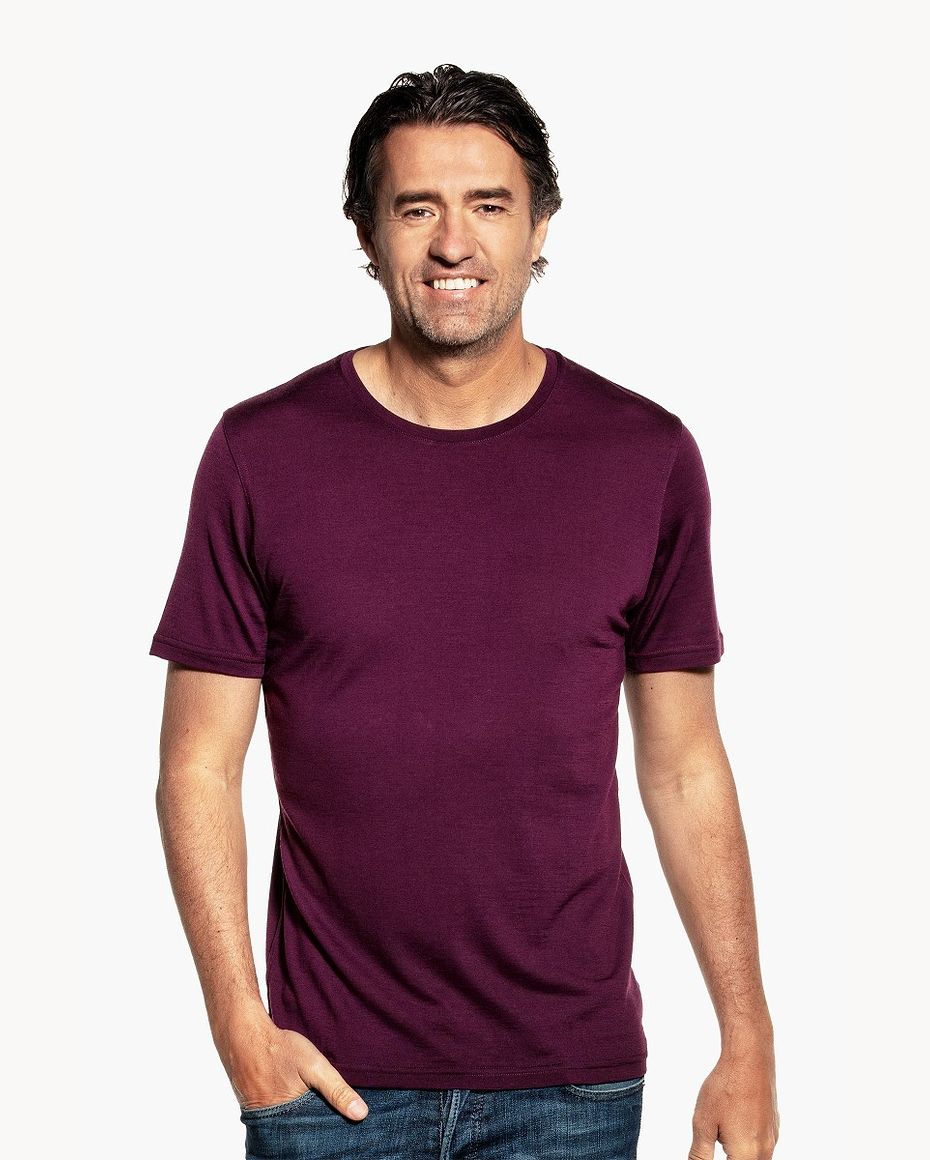 Joe Shirt Round Neck Red Cabbage