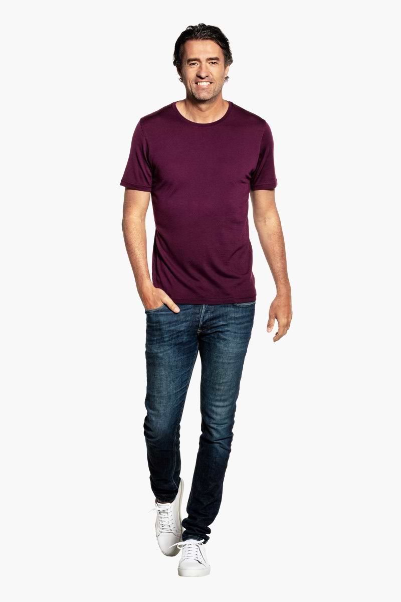 Joe Shirt Round Neck Red Cabbage