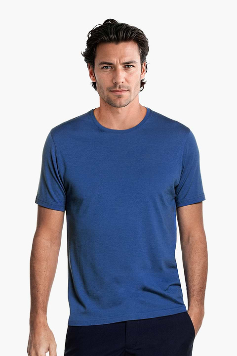 Joe Shirt Round Neck Royal Blue - Base Image