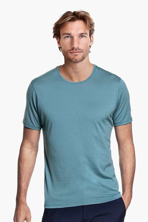 Joe Shirt Round Neck Teal - Base Image