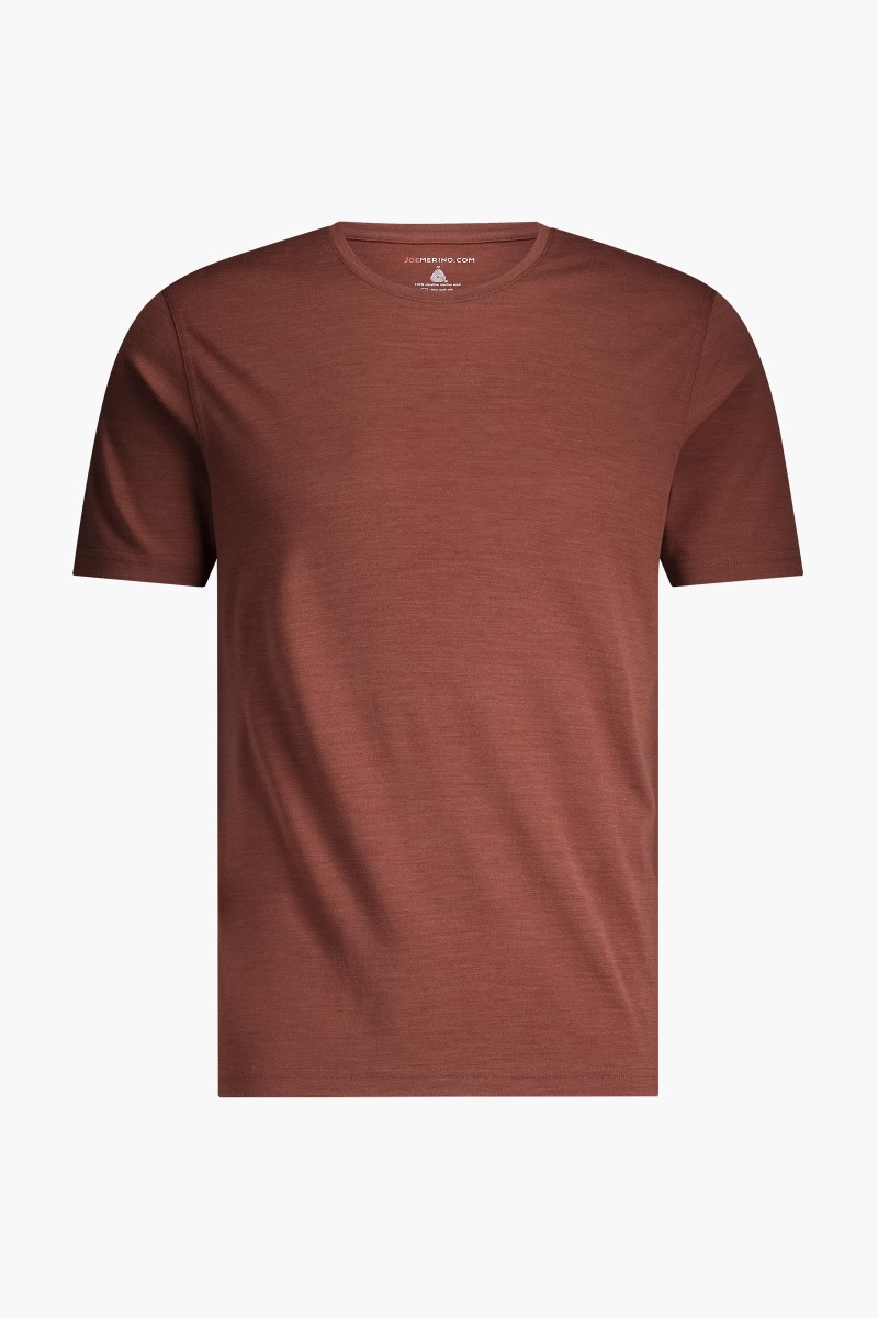 Joe Shirt Round Neck Terracotta