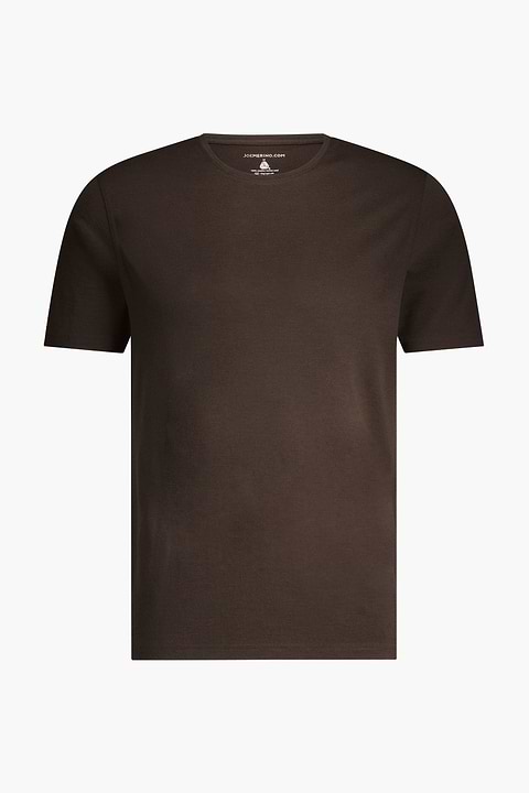 Joe Shirt Round Neck Very Dark Brown - Base Image