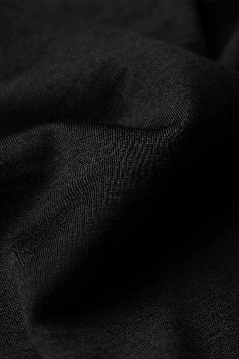 Joe Shirt Round Neck Deep Black