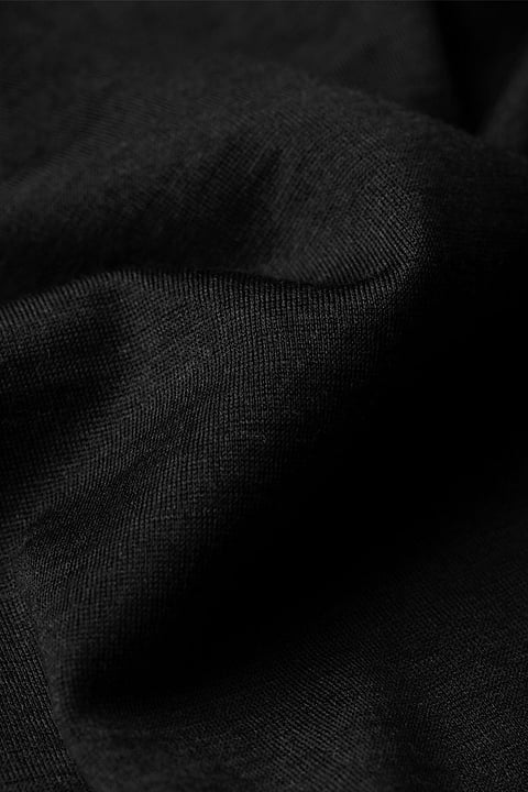 Joe Shirt Round Neck Deep Black - Base Image
