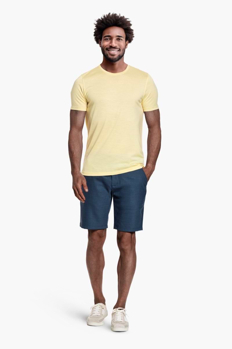 Joe Shirt Round Neck Dusty Yellow