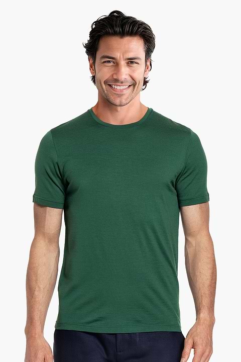 Joe Shirt Round Neck Matchpoint Green - Base Image