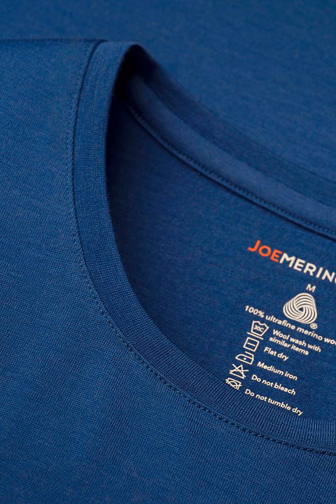 Joe Shirt Round Neck Royal Blue - Base Image