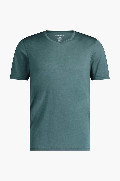 Shirt V-Neck Green Sage  - Base Image