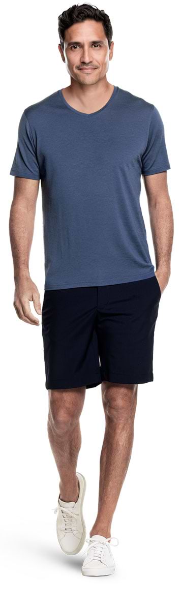 Shirt V-Neck Noordzee