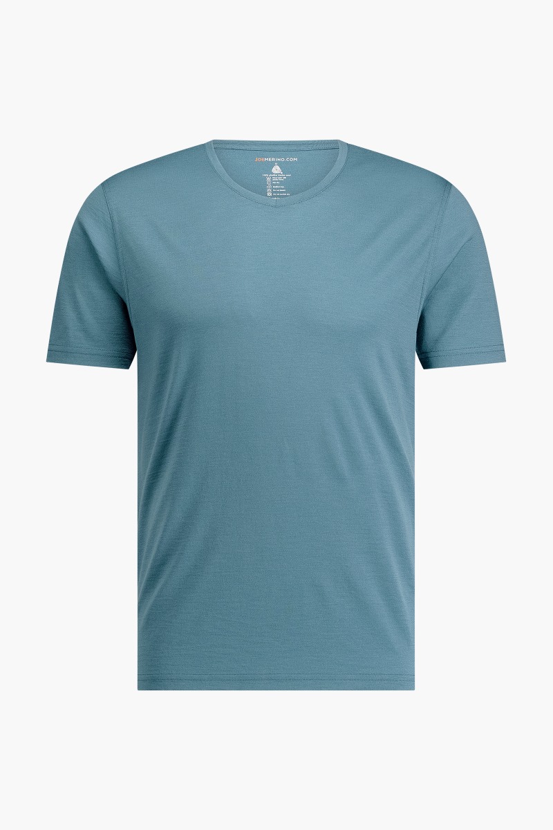Shirt V-Neck Teal