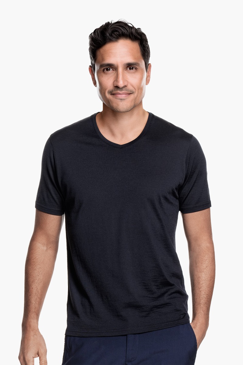 Shirt V-Neck Very Dark Navy
