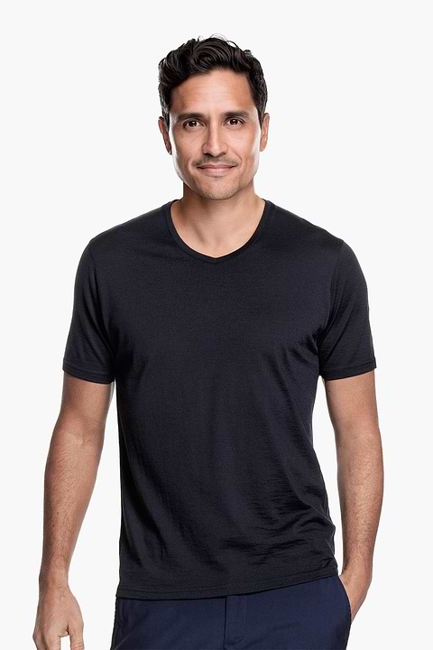 Onzichtbaar ondershirt voor mannen - Merino Wool