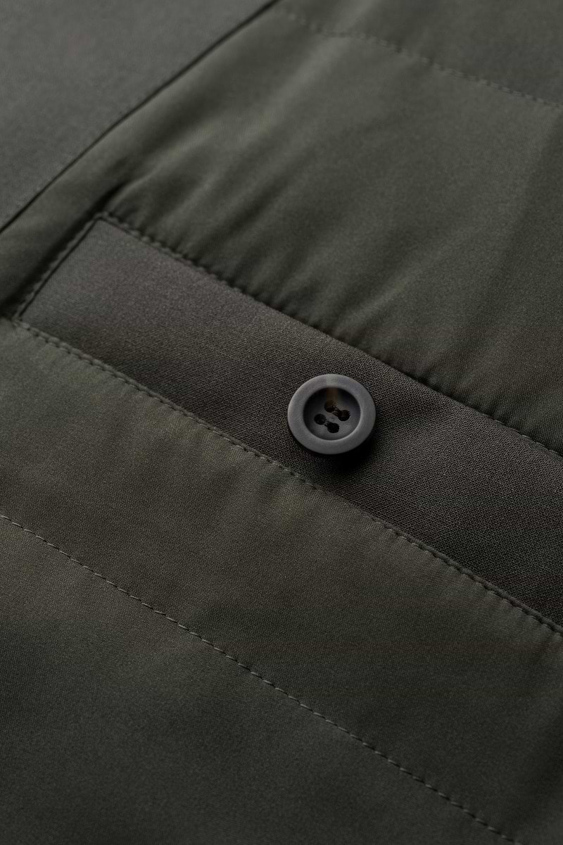 Parka Short Kaki Grey