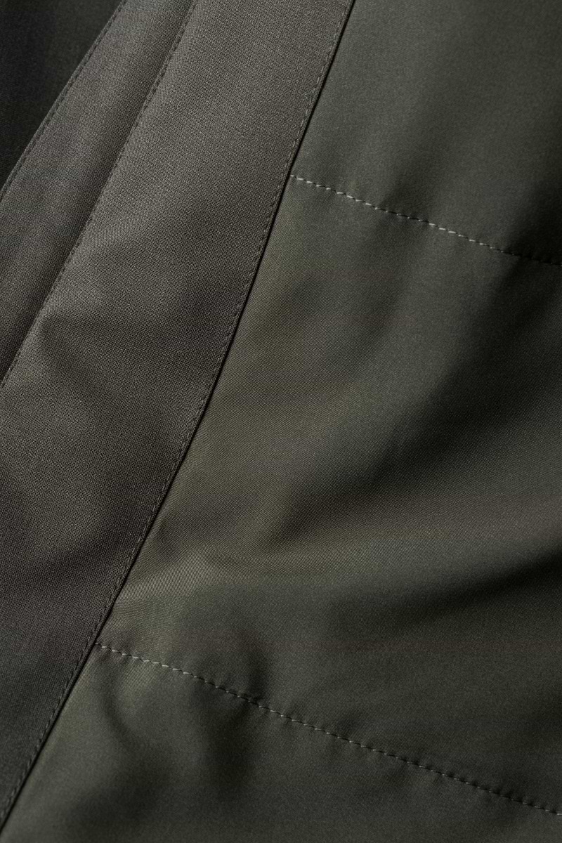 Parka Short Kaki Grey