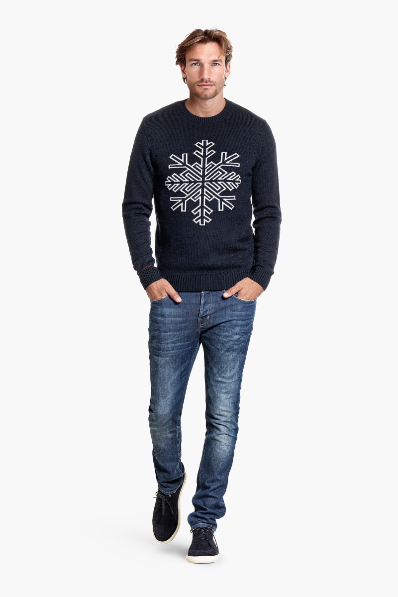 Snow Crystal True Navy