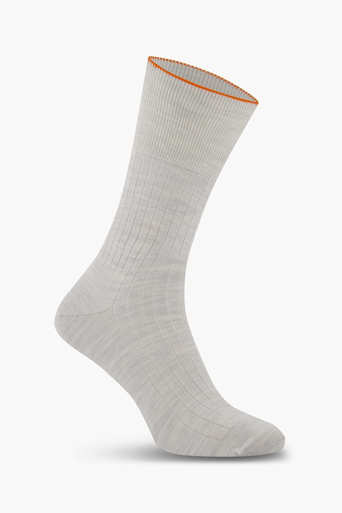 Joe Sock Rib Clean Cement 3-Pack - Base Image