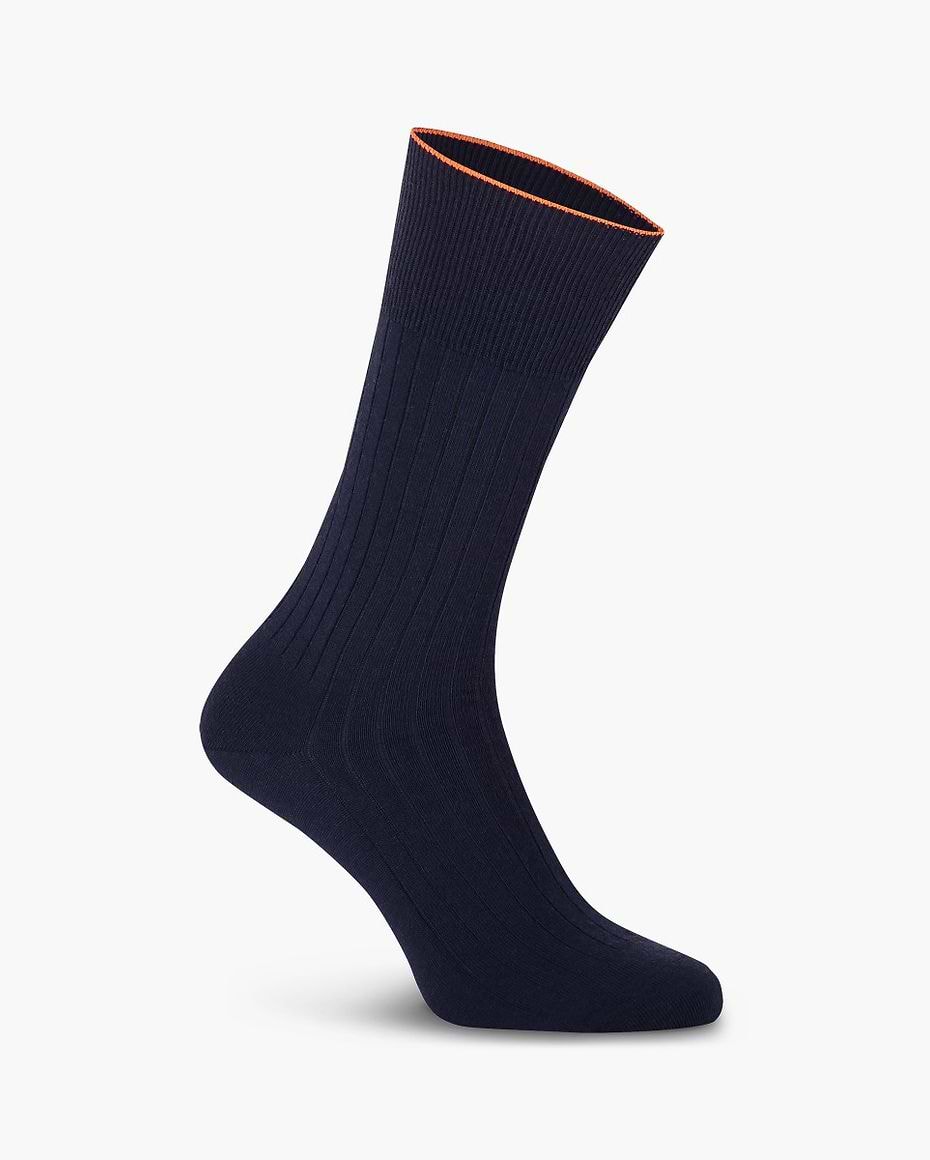 Joe Sock Rib Dark Navy 3-Pack