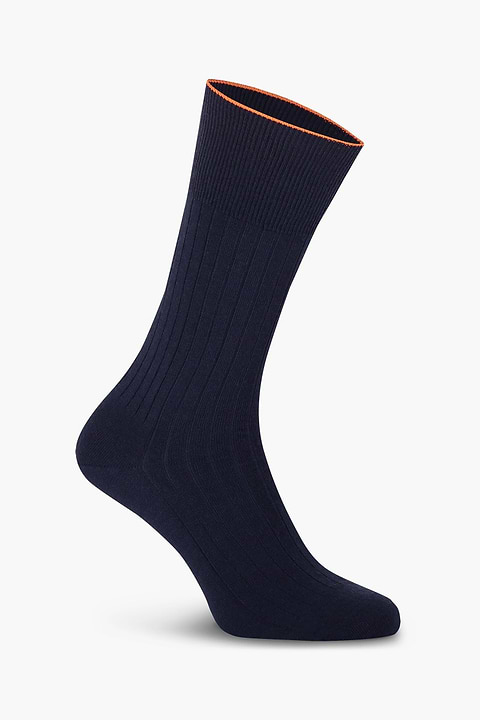 Joe Sock Rib Dark Navy 3-Pack - Base Image