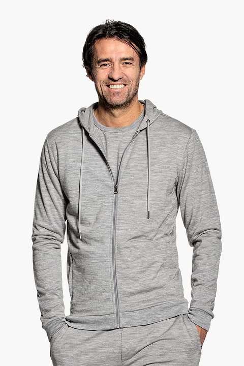 Joe Sweathoodie Mid Grey - Base Image