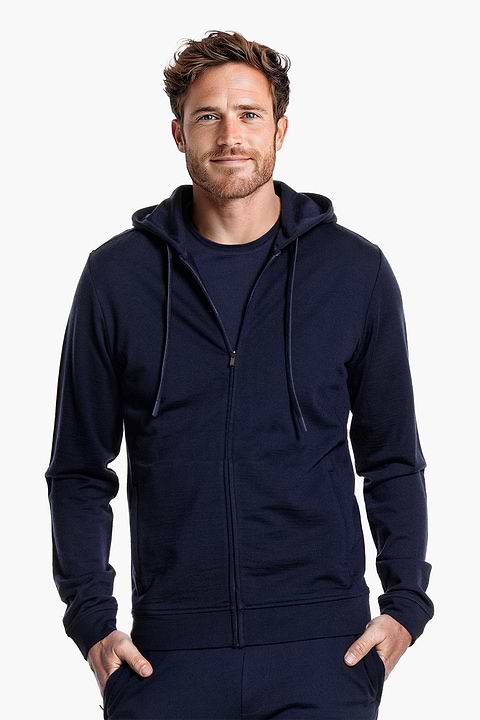 Joe Sweathoodie Navy Blue - Base Image