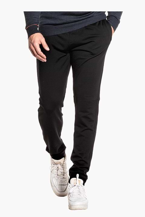 Joe Sweatpants Extra Long Deep Black - Base Image