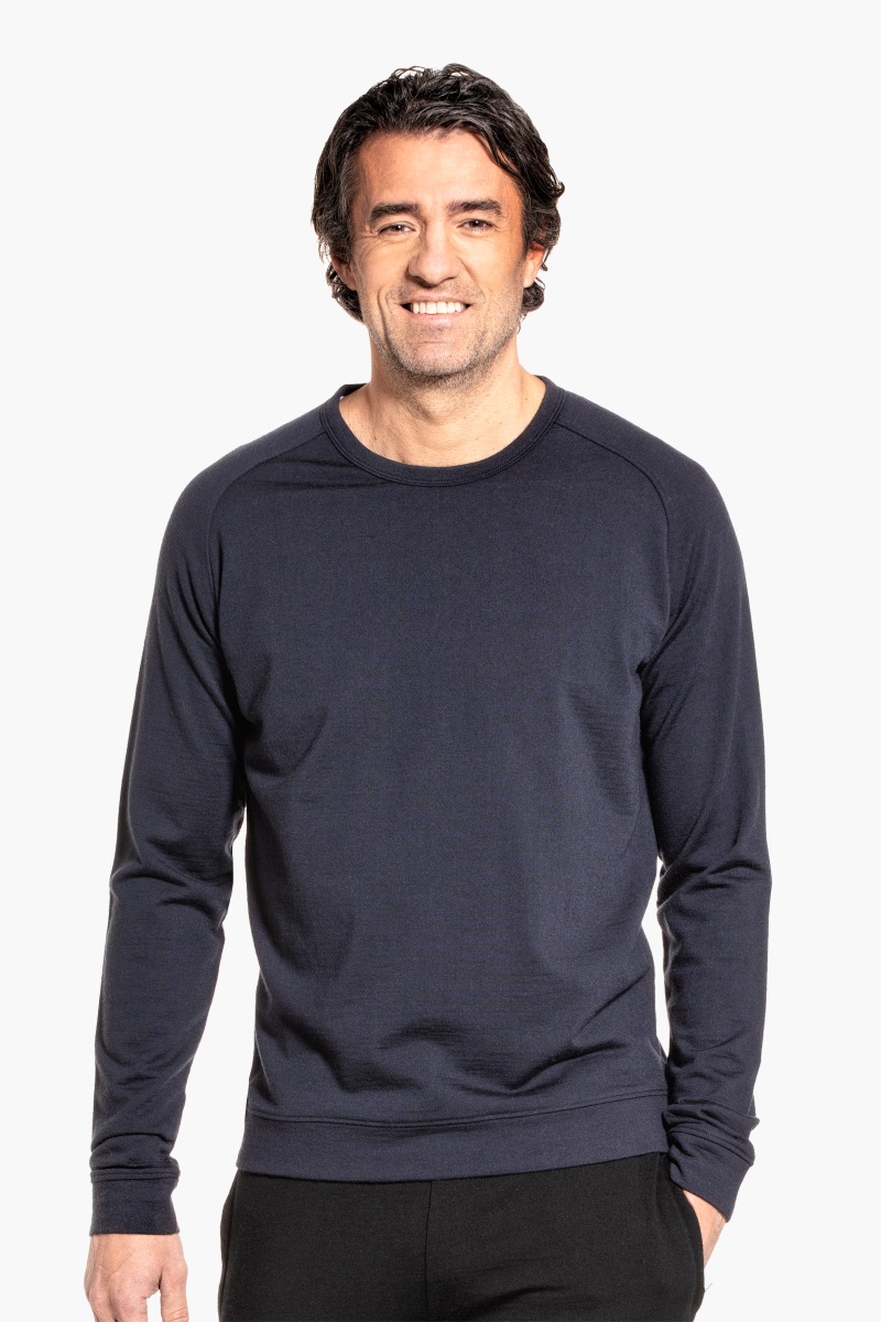Joe Sweatshirt Blue Grey - Base Image