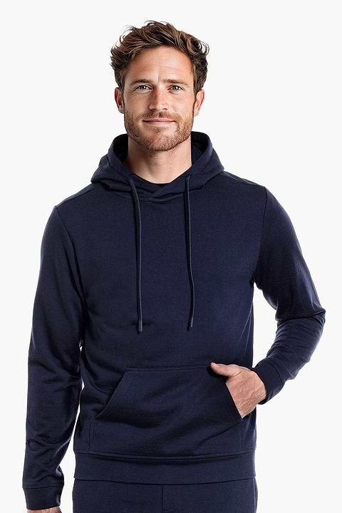 Sweatshirt Hoodie Navy Blue - Base Image