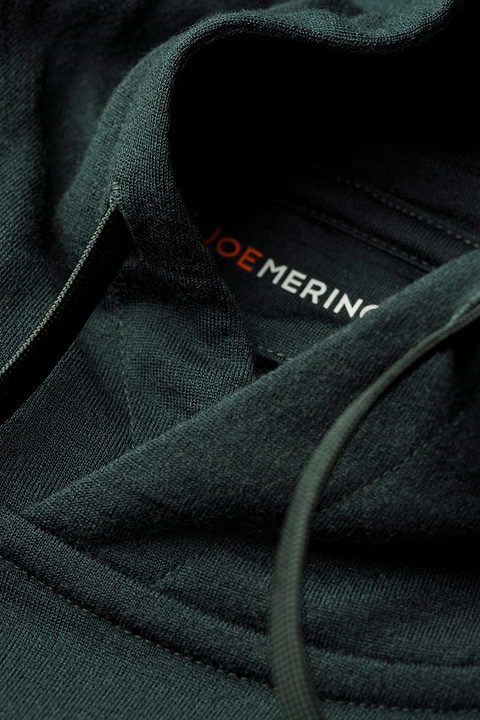 Sweatshirt Hoodie Very Dark Green - Base Image