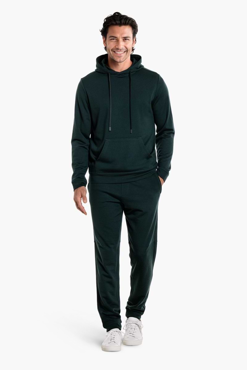 Sweatshirt Hoodie Very Dark Green