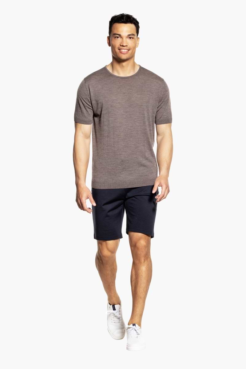 Joe Sweatshorts Extra Long Blue Grey