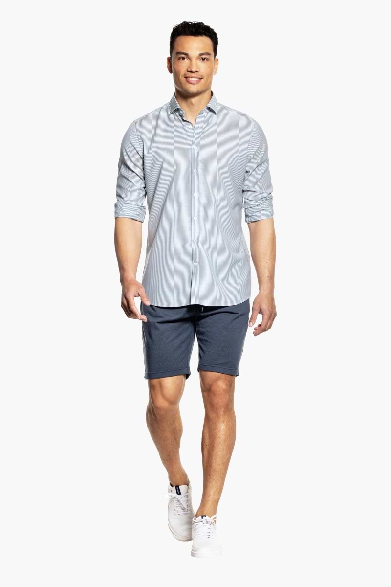 Joe Sweatshorts Extra Long Dark Steel