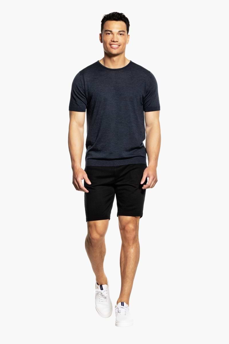 Joe Sweatshorts Extra Long Deep Black