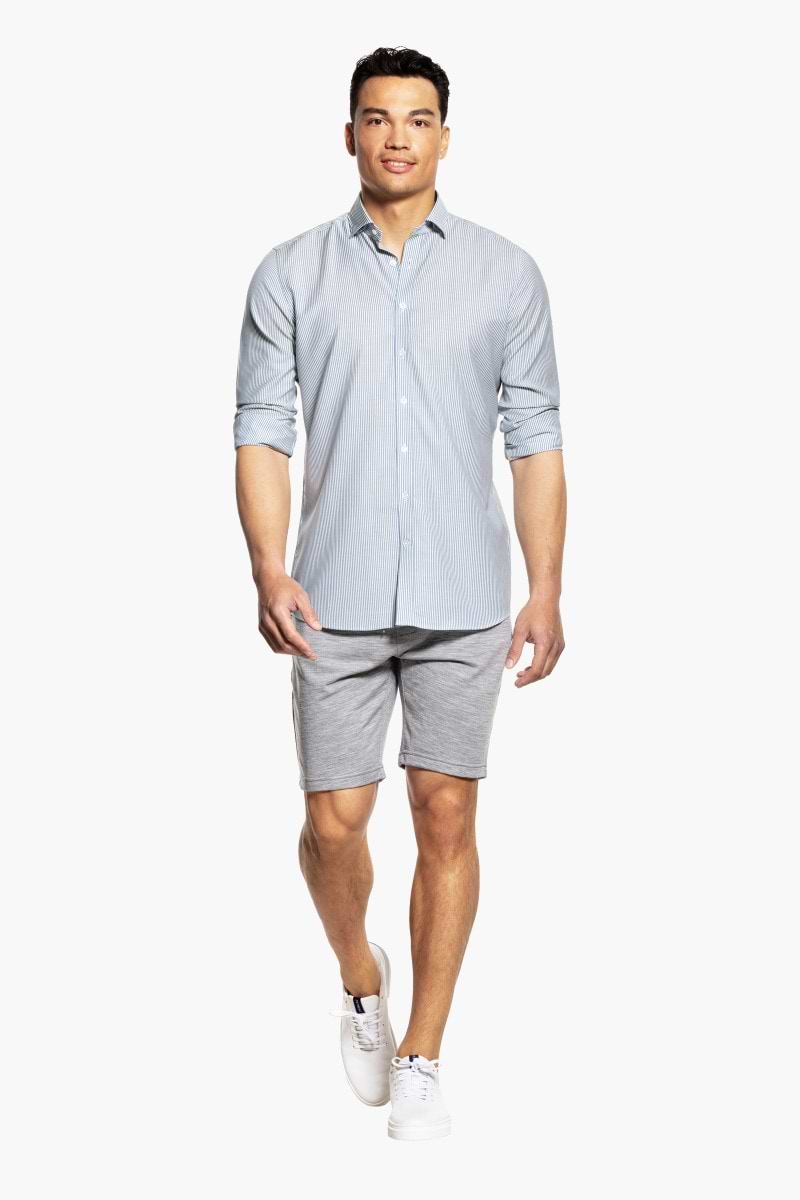 Joe Sweatshorts Extra Long Mid Grey