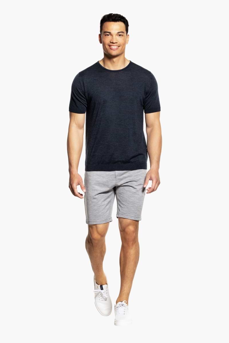 Joe Sweatshorts Extra Long Mid Grey
