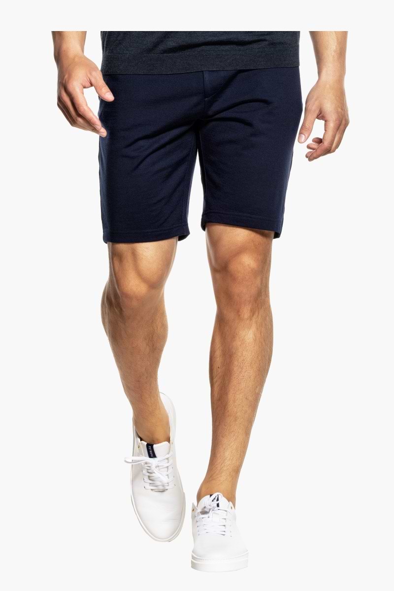 Joe Sweatshorts Extra Long Navy Blue