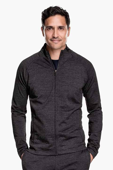 Joe Sweatvest Antracite Grey - Base Image