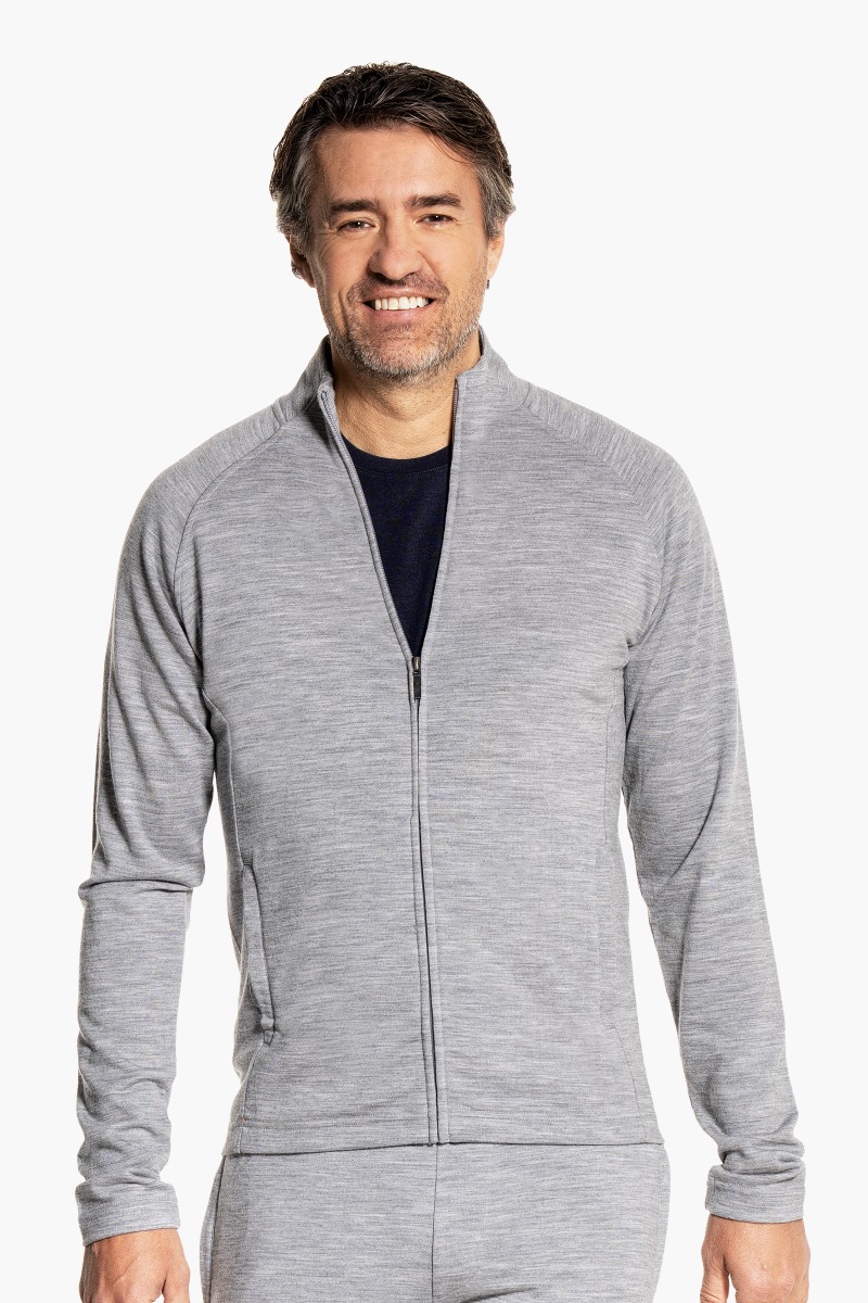 Joe Sweatvest Mid Grey