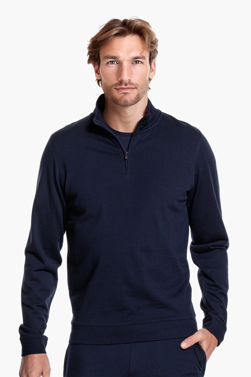 Sweatzip Navy Blue