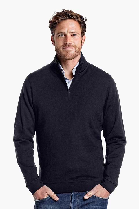 Sweatzip Very Dark Navy - Base Image