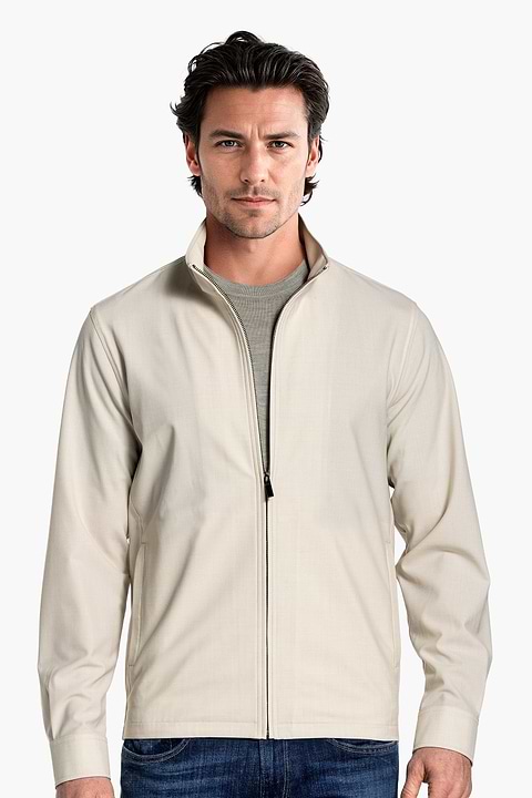 Track Jacket Sand Dune - Base Image